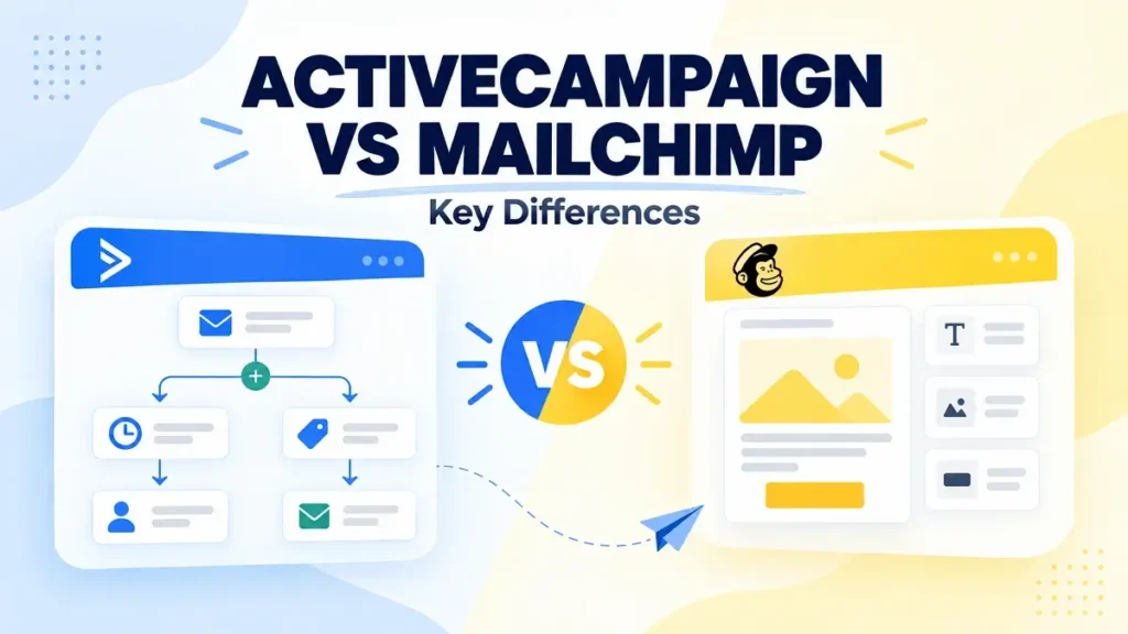 ActiveCampaign and Mailchimp compared for email marketing and automation
