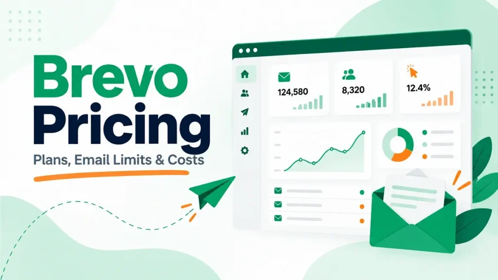 Brevo pricing guide with email campaign volume, contacts and marketing analytics