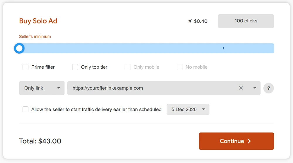 Buying Udimi solo ads