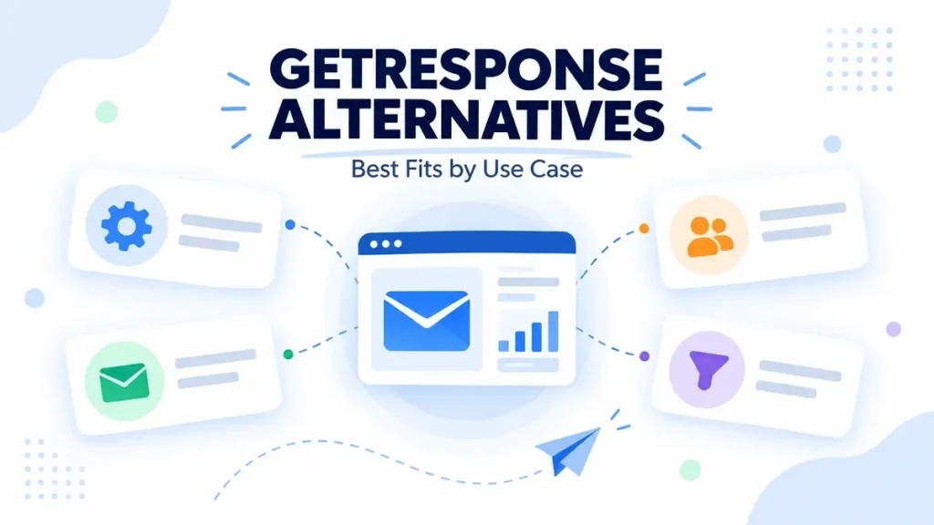 GetResponse alternatives for email marketing, automation and newsletter campaigns
