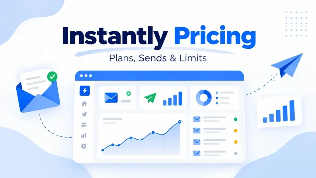 Instantly pricing guide with cold email sending, contacts and campaign performance