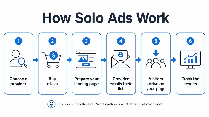 how solo ads traffic work